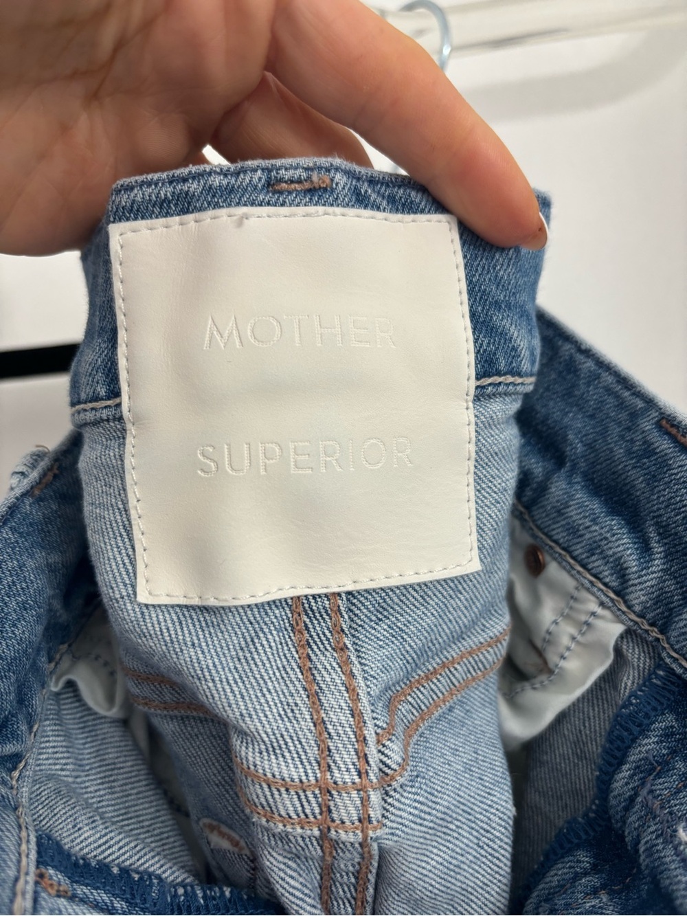 MOTHER Superior High Waisted Hiker Hover size 28